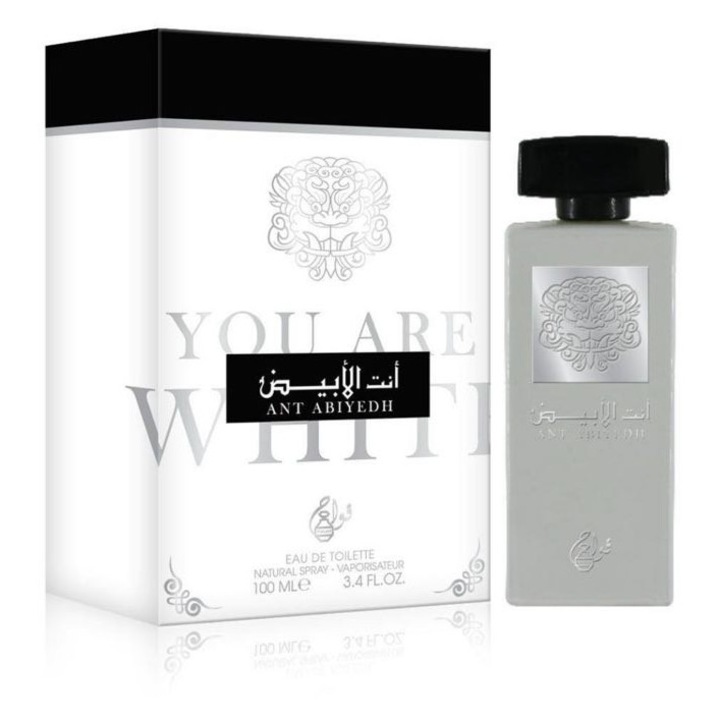 Apa de Toaleta YOU ARE WHITE – ANT ABIYEDH Eau 100ml unisex