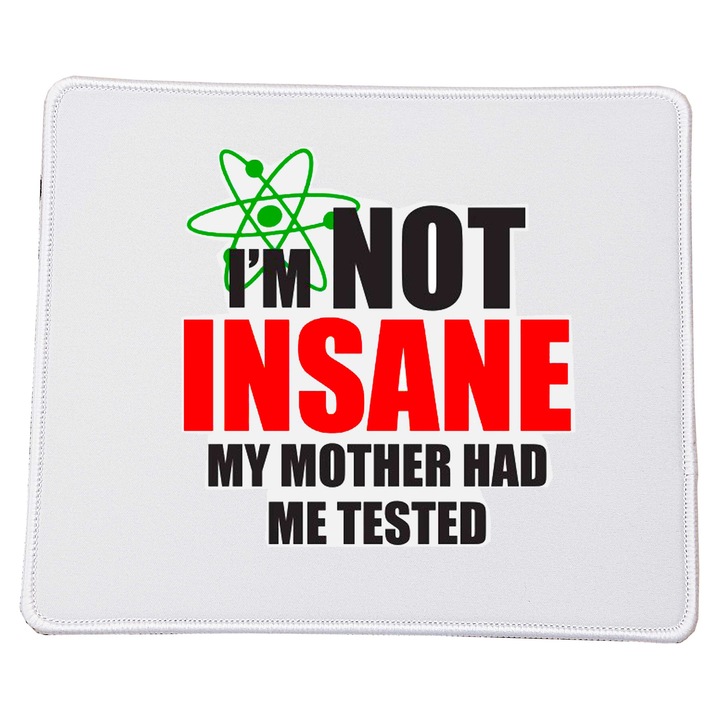 Mousepad The Big Bang Theory No.2, 23x20cm, suprafata imprimata de calitate, baza din cauciuc antiderapant