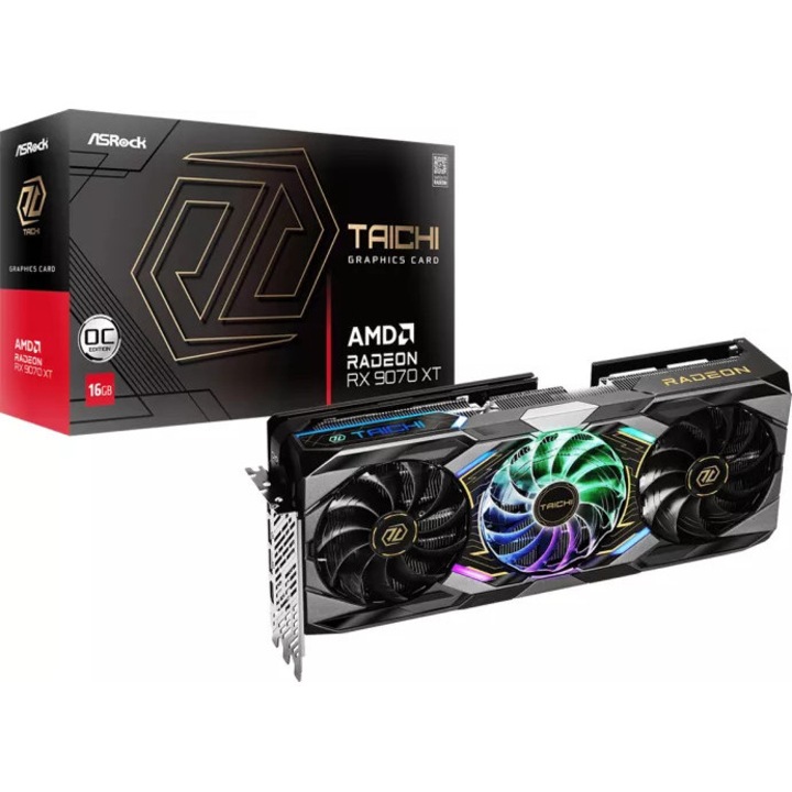 AsRocK RX 9070 XT 16GB GDDR6 256 bit Taichi OC