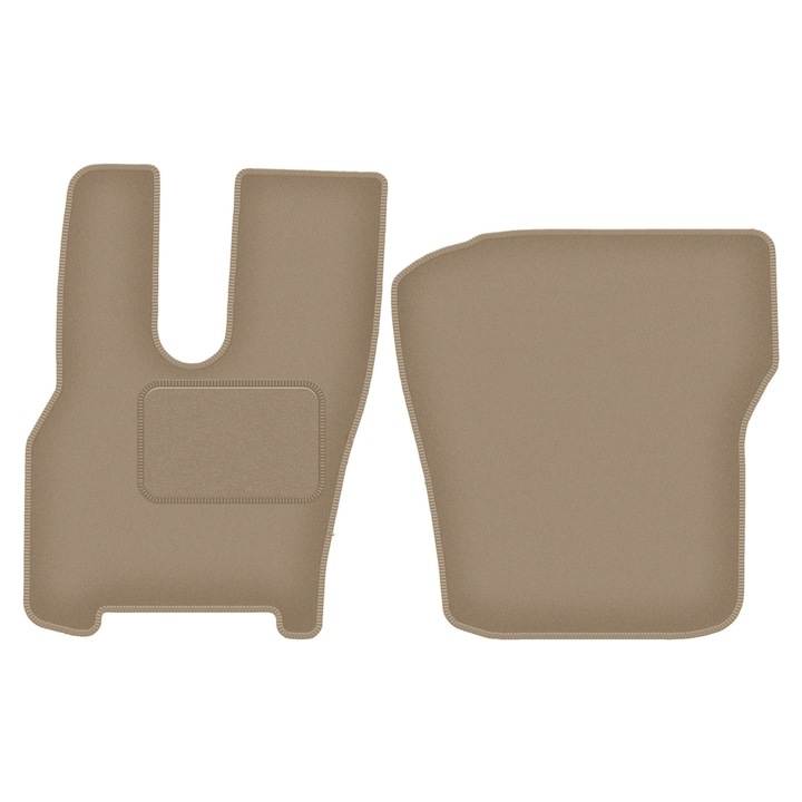 Set covorase auto Wielganizator WLG-CARLUX, bej, 2400 g/m, protectie eficienta, pentru DAF XG