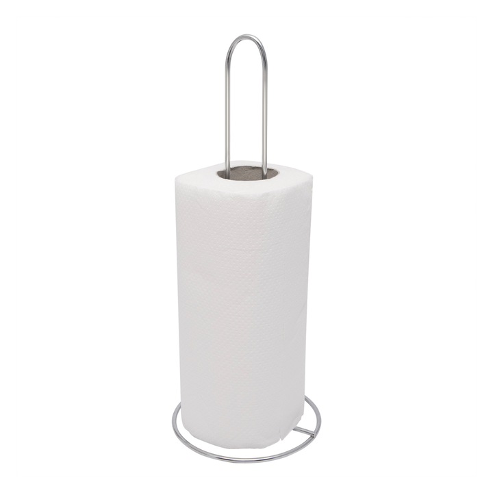 Papírtörlő tartó - elegáns, krómozott és stabil (magasság 33 cm)
