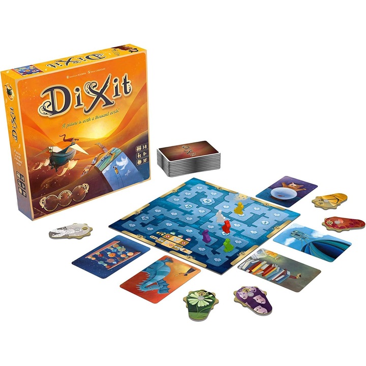 Настолна игра Dixit, TodyJeyHo, 3-8 играчи, 30 минути, 8 години