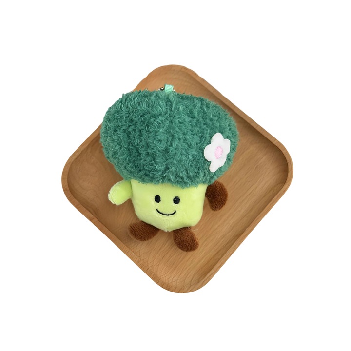 Jucarii de plus set animale din legume, material moale, pentru copii, multicolor, A2