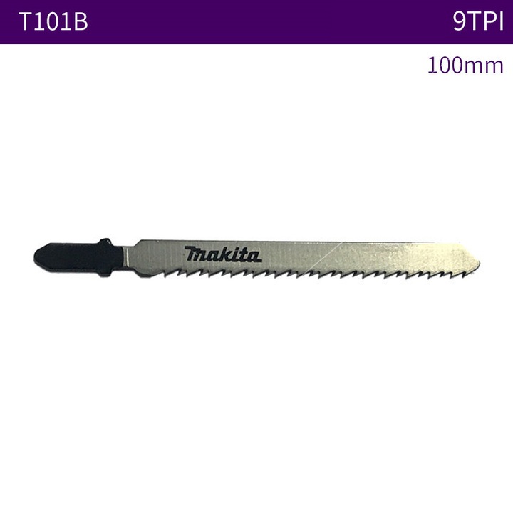 MAKITA T101B Lama de ferastrau pentru gauri, Lama curbata pentru metal/lemn/placa, 100mm, 9 TPI