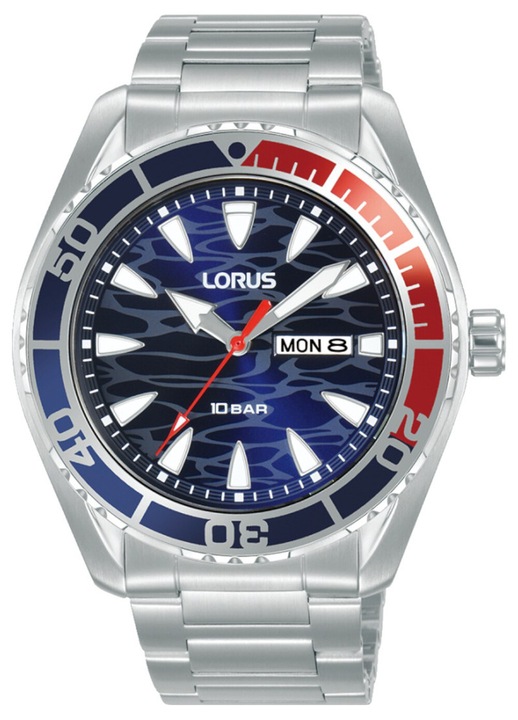 Ceas barbatesc Lorus RH383AX9, curea din otel inoxidabil