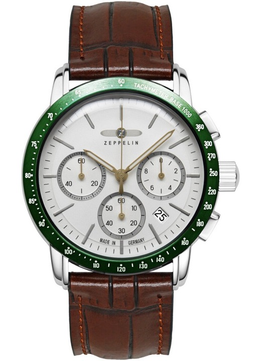 Ceas barbatesc Zeppelin 8878-4, piele, maro