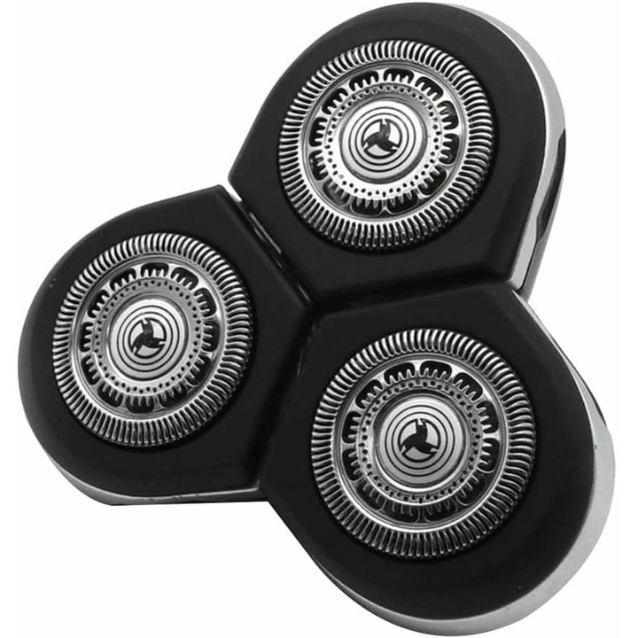 Borotvafej, fekete, műanyag és fém, kompatibilis az RQ11, RQ1250, RQ1260, RQ1280, RQ1290 modellekkel