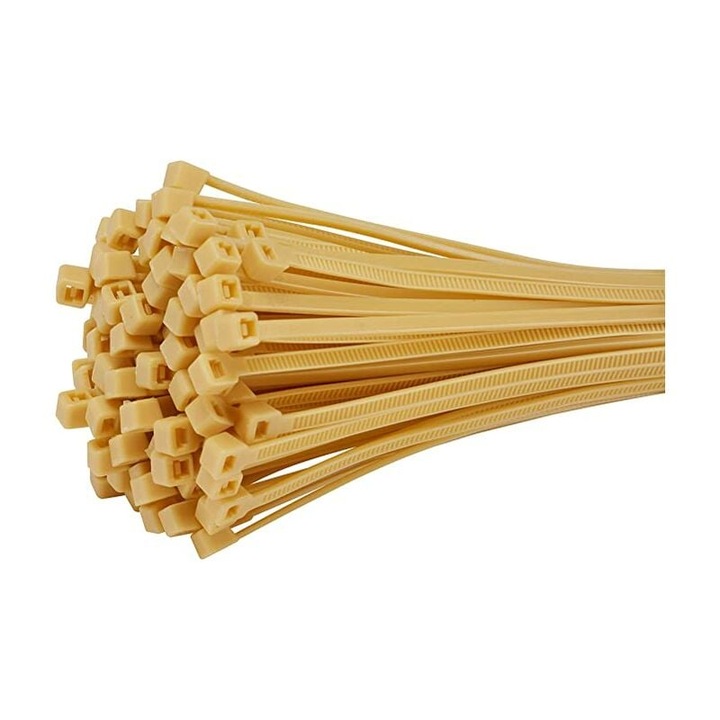 Legaturi de cablu din nylon, 1.8 mm x 100 mm, asortate, set de 100 bucati