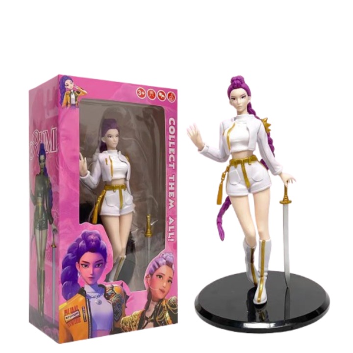 Figurine K-POP Witch Hunter Girls, decoratiuni birou, alb, set