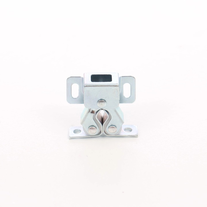 Kétgörgős ütköző, univerzális, acél, fehér cinkbevonatos, 2 darabos készlet