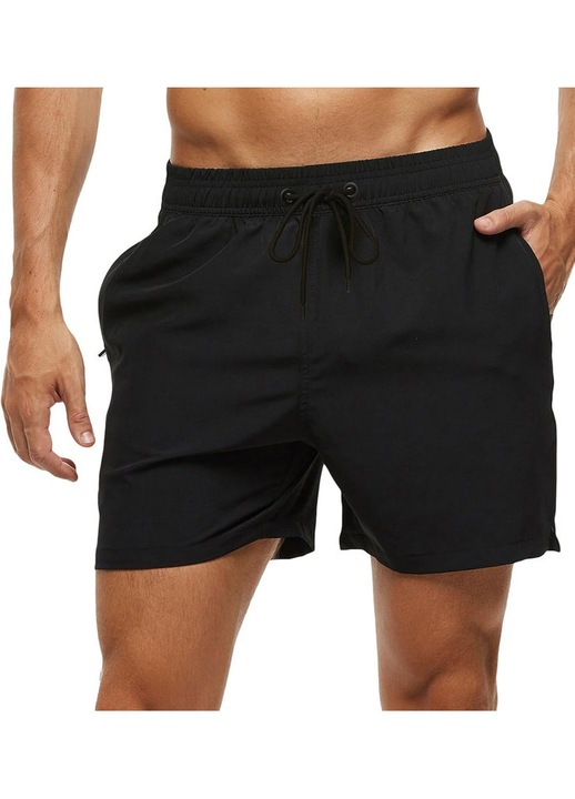 Pantaloni scurti de inot pentru barbati, Negru