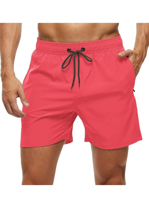 Pantaloni scurti de inot pentru barbati, Roz