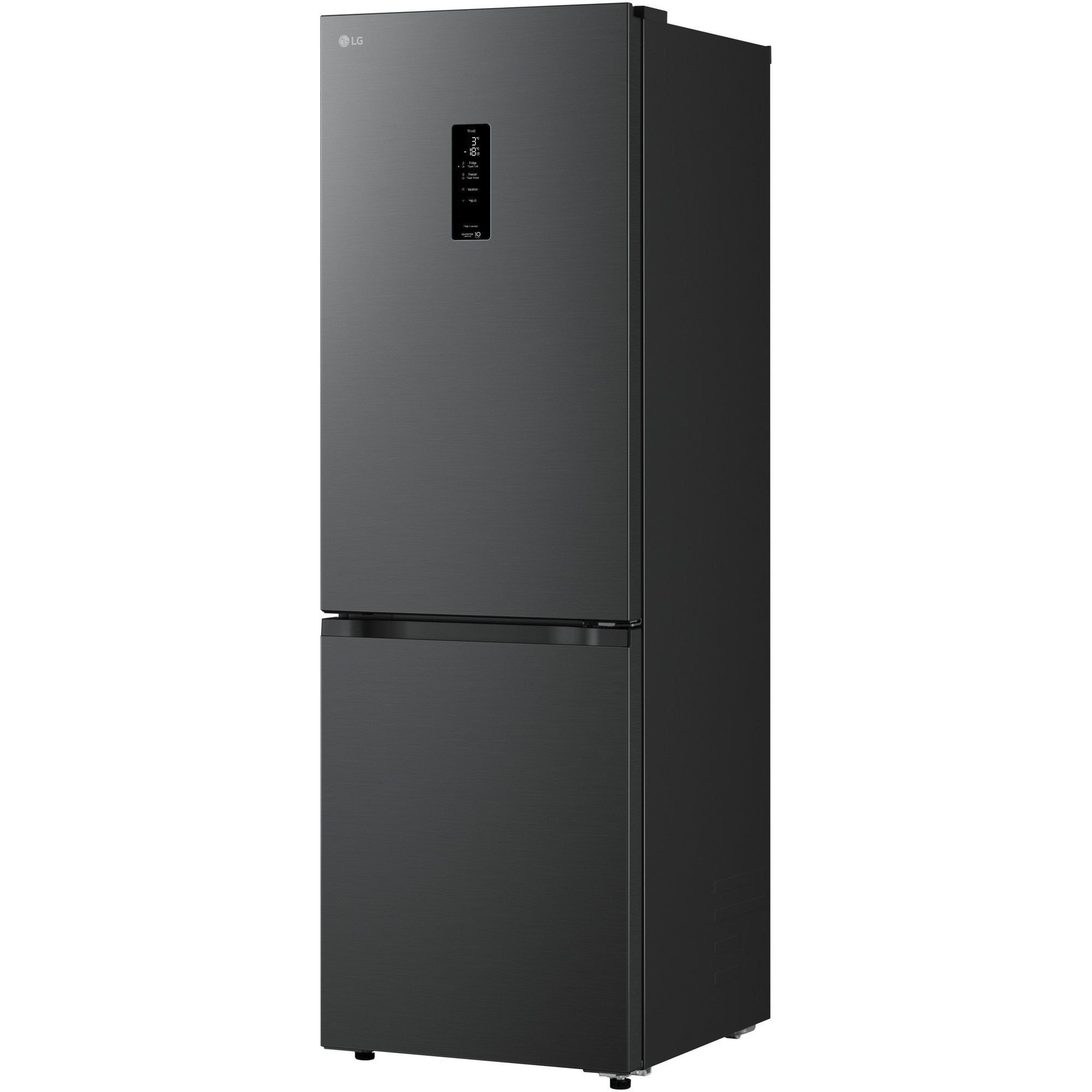 Combina Frigorifica GBBSJ11DEP, No Frost, 340 Litri, H 1.86M,DoorCooling, cls D, Argintiu