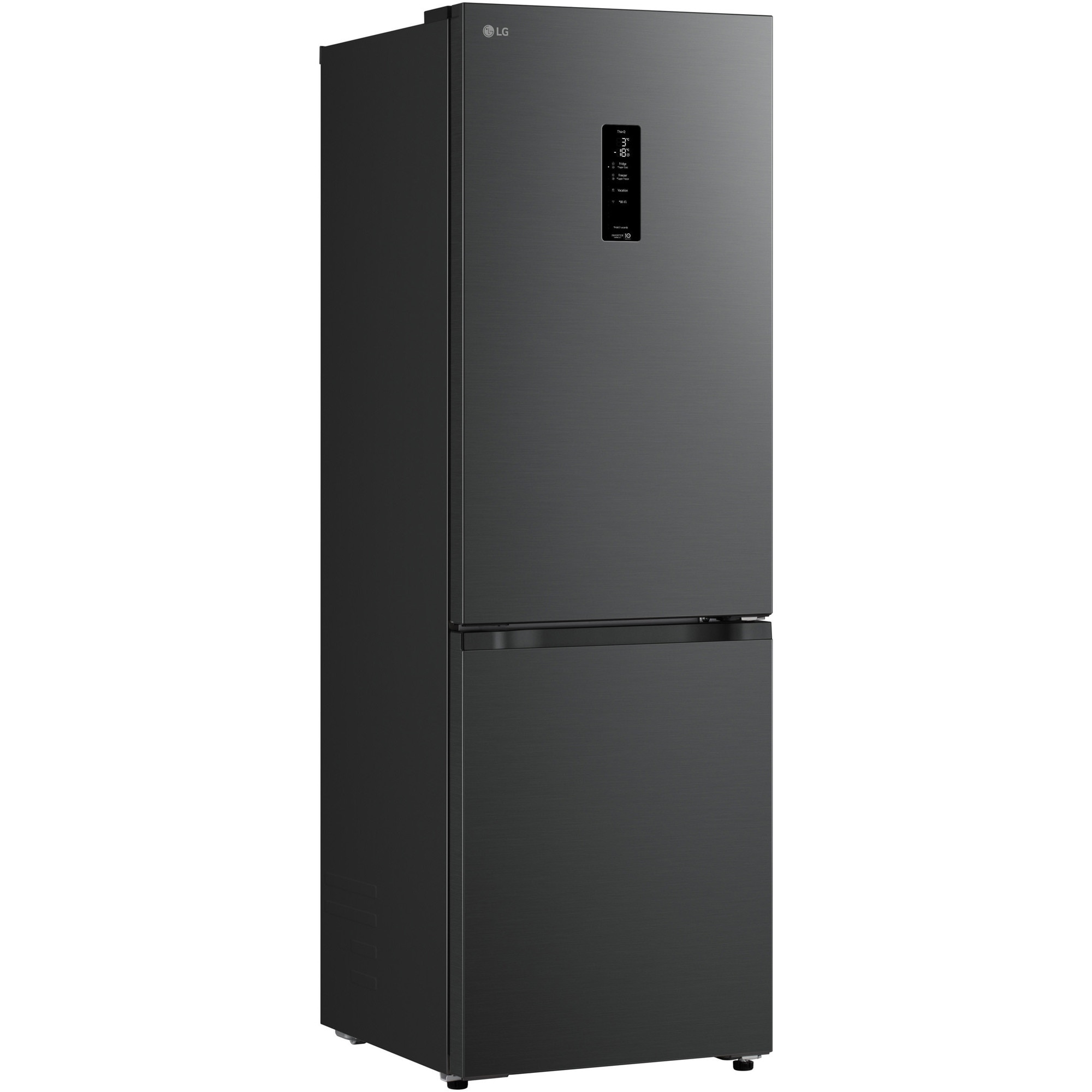 Combina Frigorifica GBBSJ11DEP, No Frost, 340 Litri, H 1.86M,DoorCooling, cls D, Argintiu