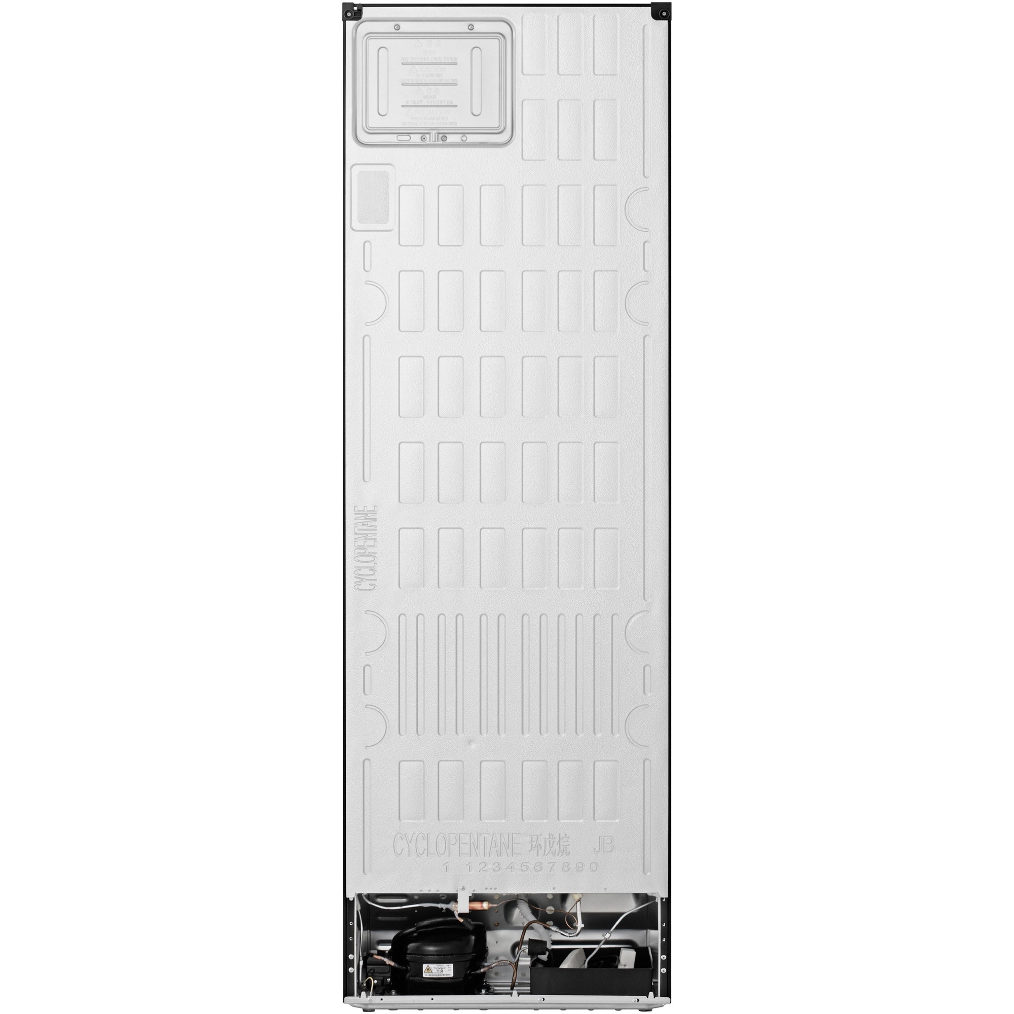 Combina Frigorifica GBBSJ11DEP, No Frost, 340 Litri, H 1.86M,DoorCooling, cls D, Argintiu