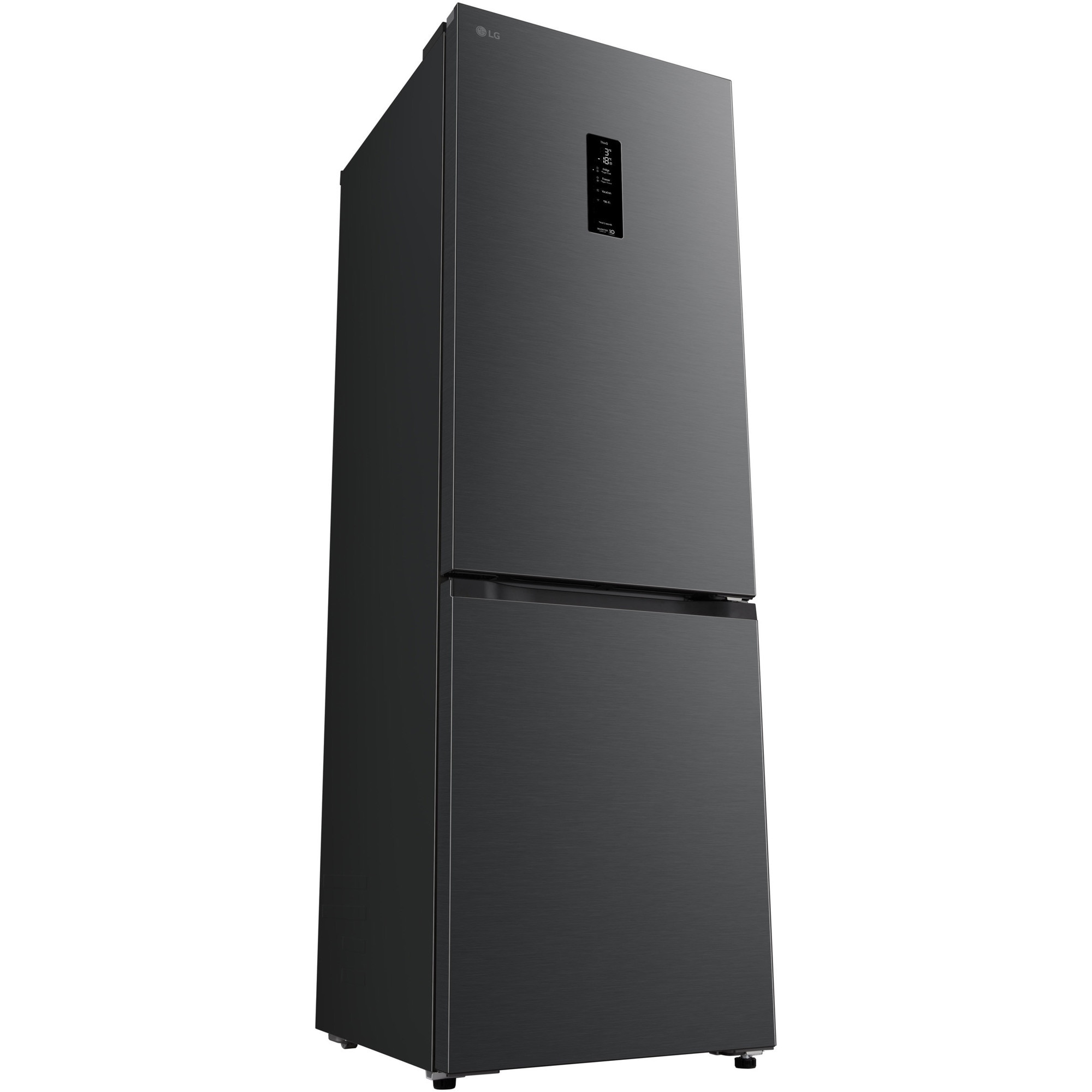 Combina Frigorifica GBBSJ11DEP, No Frost, 340 Litri, H 1.86M,DoorCooling, cls D, Argintiu