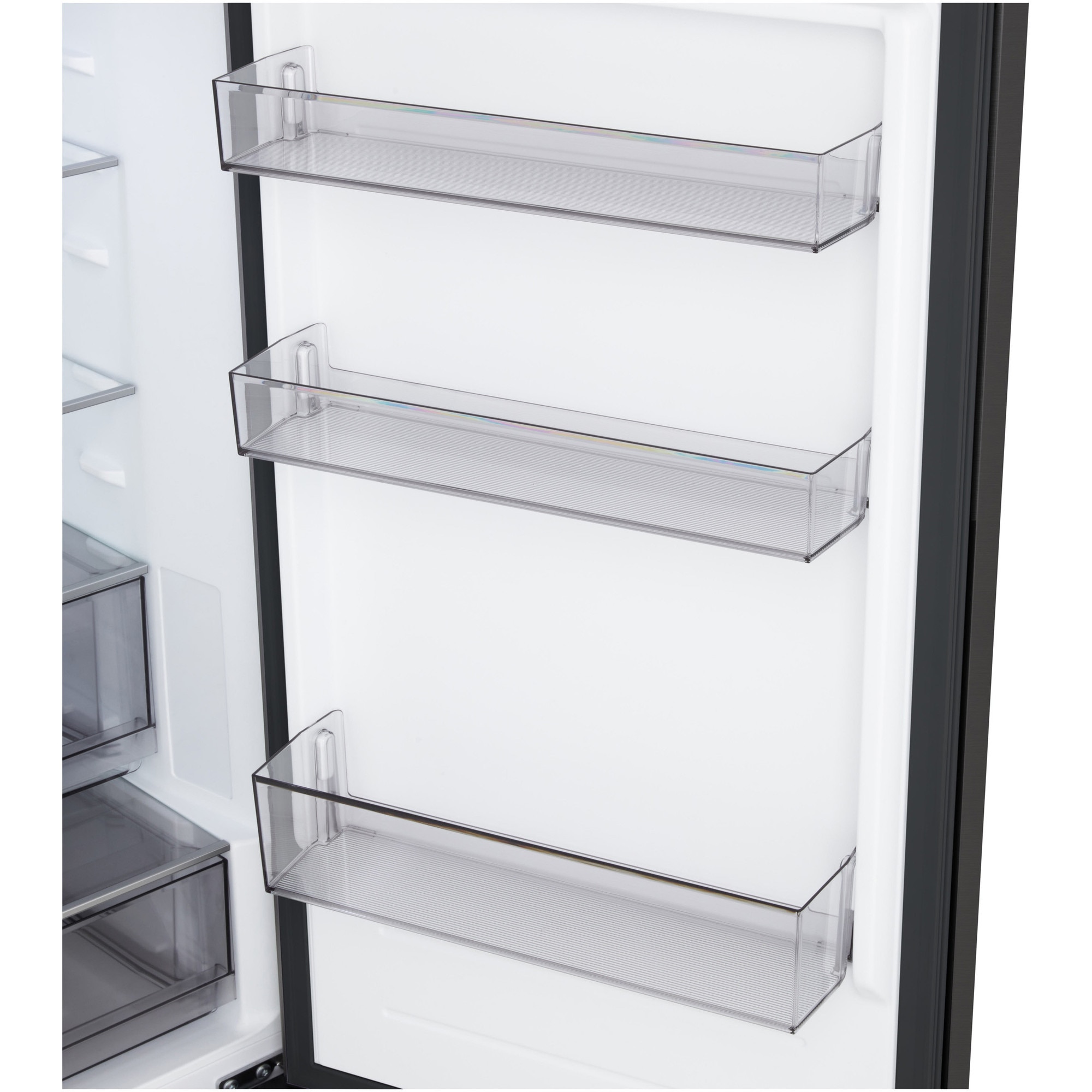 Combina Frigorifica GBBSJ11DEP, No Frost, 340 Litri, H 1.86M,DoorCooling, cls D, Argintiu