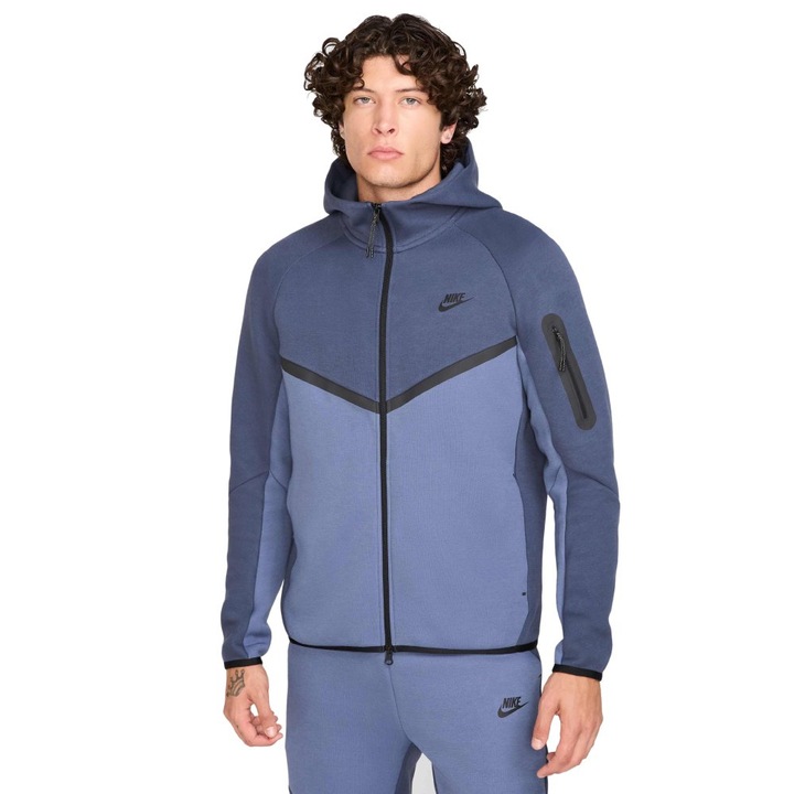 Суичър Nike Tech Windrunner FL HV0949-437, мъжки, син, Син