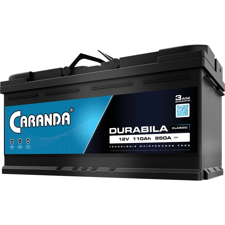 Baterie Auto Caranda Durabila 110Ah 950A - L6