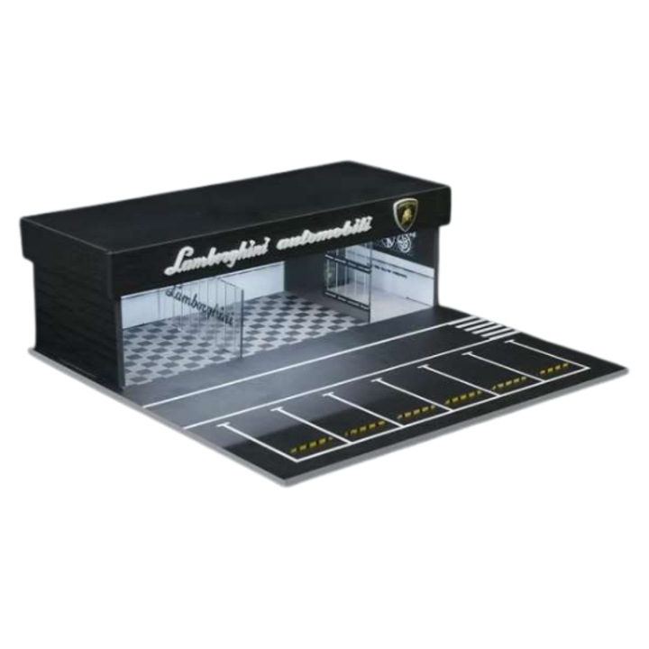 Diorama cu lumini Lamborghini garage 1:64 Moreart MO936107