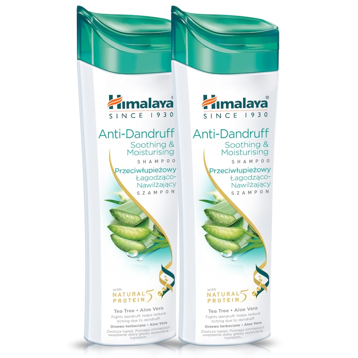 Pachet 2x Sampon antimatreata, Himalaya, 2x400 ml