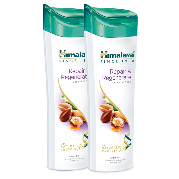 Pachet 2x Sampon Himalaya Repair&Regenerate, 2x400 ml