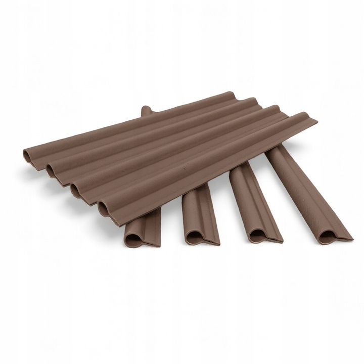 Set 20 clipsuri pentru banda de gard, antracit, 19x1,25cm