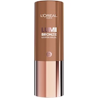 Bronzer cremos tip stick Lumi Bronze Le Stick Soleil, formula de la crema la pudra, construibil, usor de blenduit, 110 Toasted Sunlight, 9 g