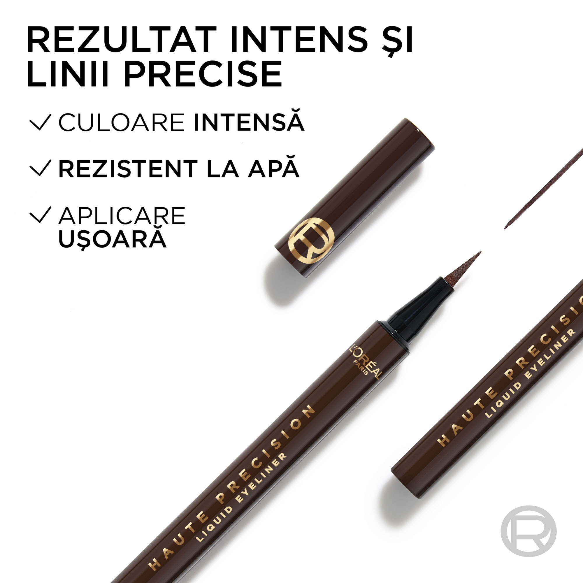 Tus de ochi lichid L'Oreal Paris Haute Precision, rezistent la