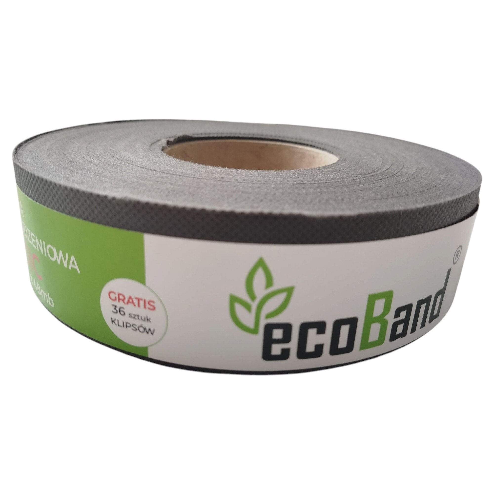 ARCO PU4CⅡ Banda de gard ECOBAND, 4,7cm x 48m, antracit, set cu clipsuri