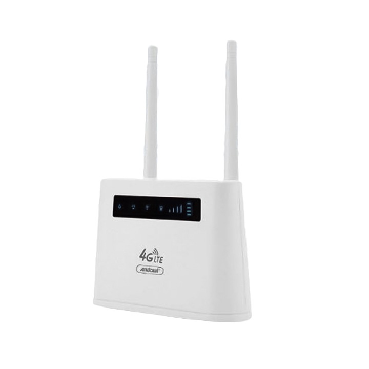 Router Wireless 4G, Andowl Q-A101, Wi-Fi 5 Dual Band, 1200Mbps, 100Mbps LAN