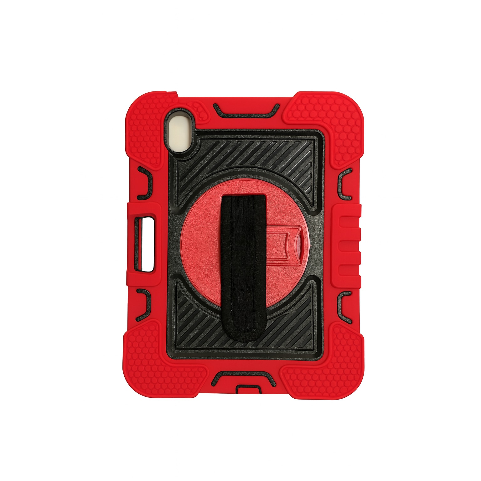 Husa pentru Ipad Mini 6 Anti shock, protectie dubla, design elegant Rosu+negru
