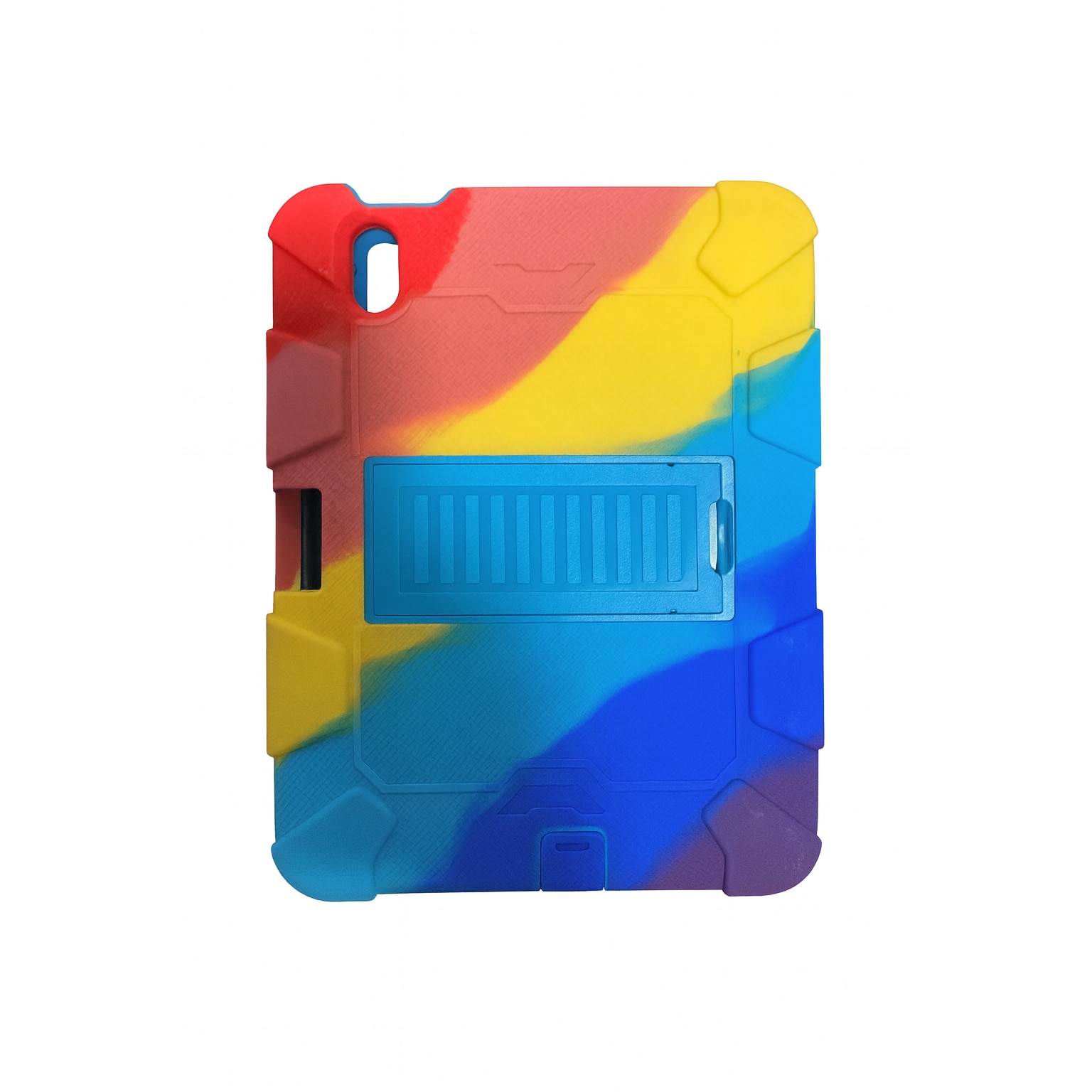 Husa pentru Ipad Mini 6 Anti shock, Protectie Dubla, Design Elegant culoare Curcubeu