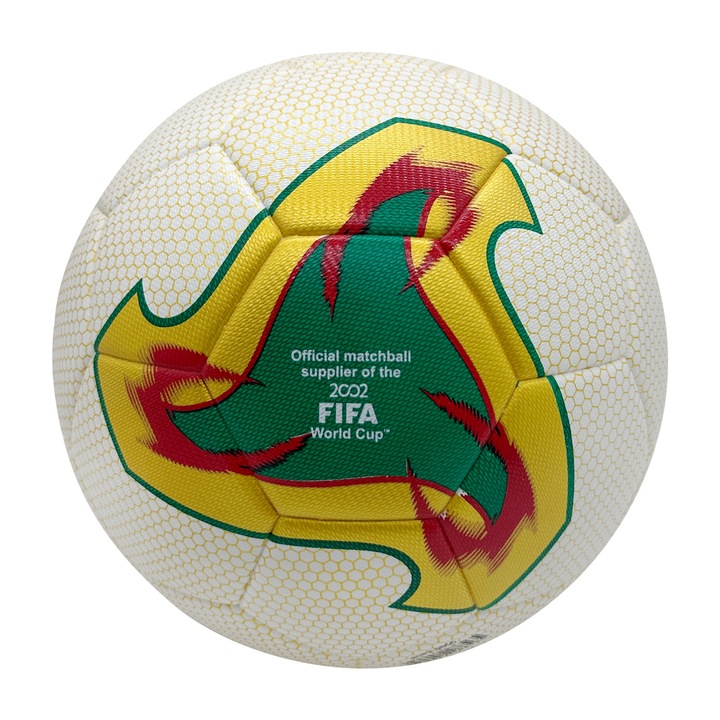 Minge fotbal din piele, marimea 5, pentru meciuri si antrenamente, multicolor