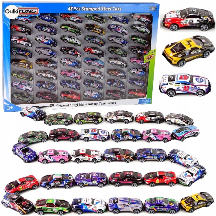 Set 48 Masinute Metalice Jucarie, Autentice si Rezistente