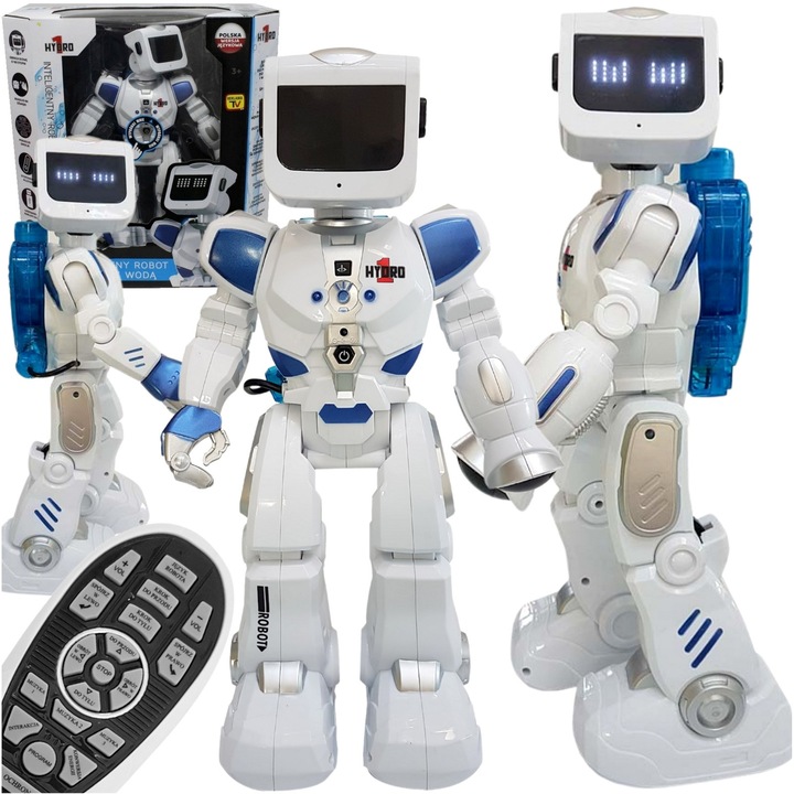 Robot de programare QULKI Hydro 1, control vocal, zremote, alb, 3 ani+