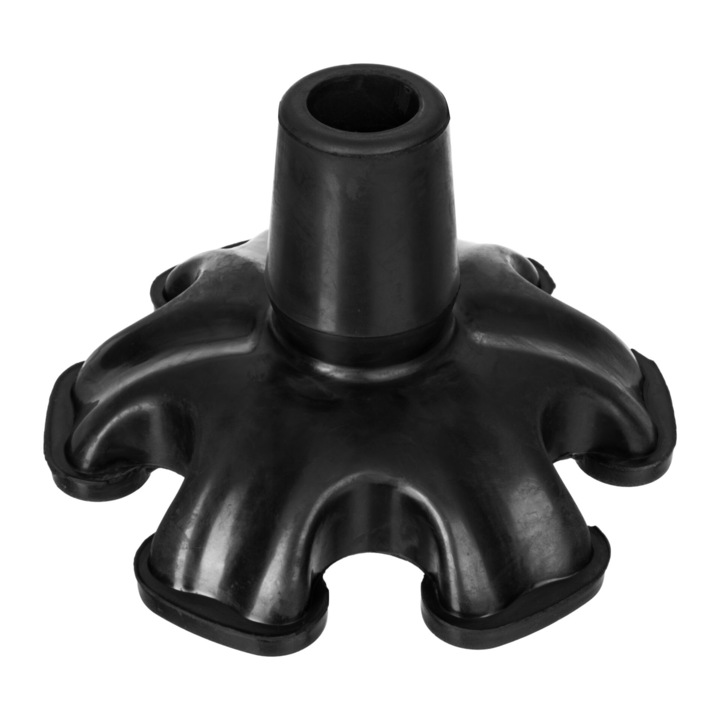 Amortizor din cauciuc, pufar, pentru carje si bastoane cu diametrul de 19 mm, stabilitate ridicata, Timago