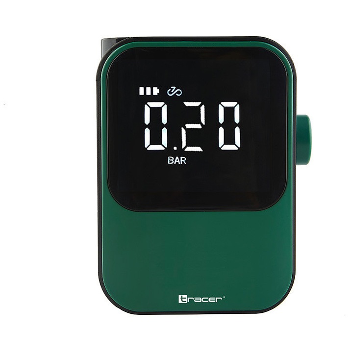 Compresor, Tracer RES-07BEL, 40 W, 10 bar, 18 lpm, Powerbank functie, Verde