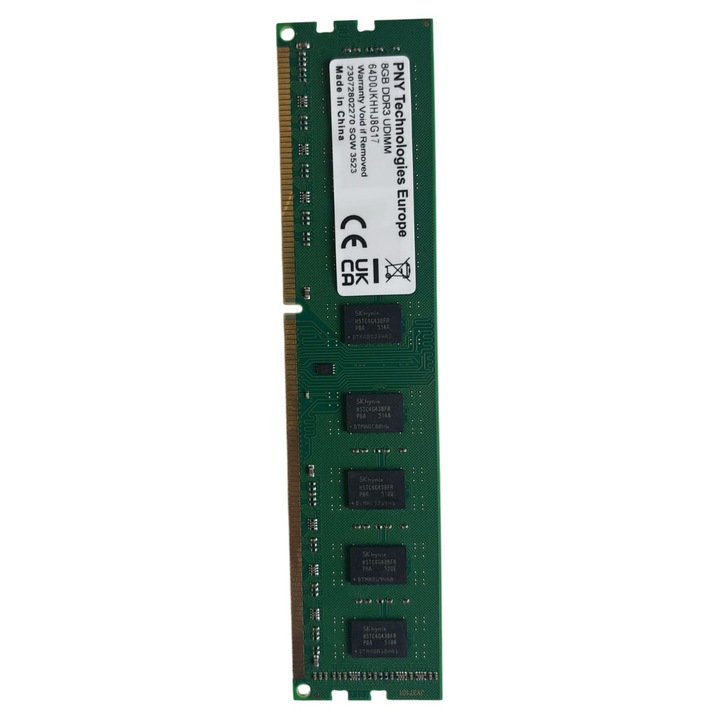 Memorie RAM, PNY Technologies, DDR3, 8GB, 1600 MHz