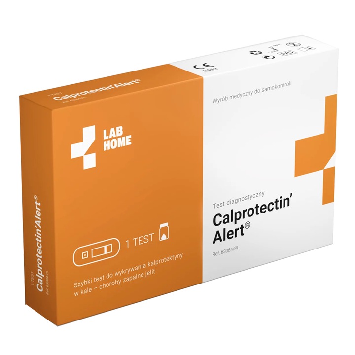 Test de depistare a calprotectinei Labhome, pentru inflamatii intestinale, 1 set