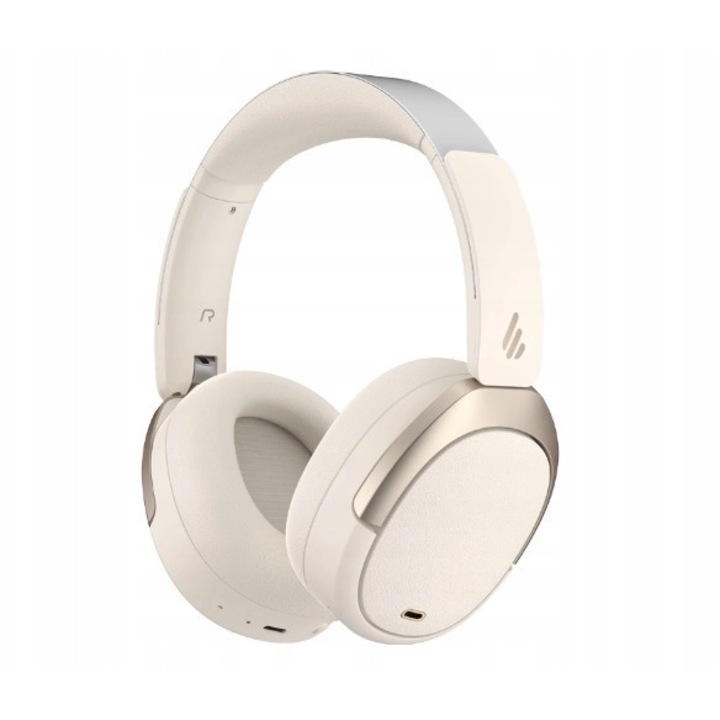 Edifier W80 vezeték nélküli fejhallgató, Bluetooth, 5.4 ANC, bézs