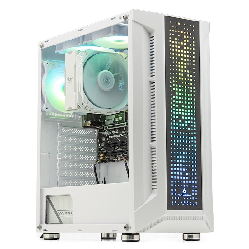 PC Gaming ZMEU Alb Winter Edition, AMD Ryzen 5 PRO 8600G, 32GB