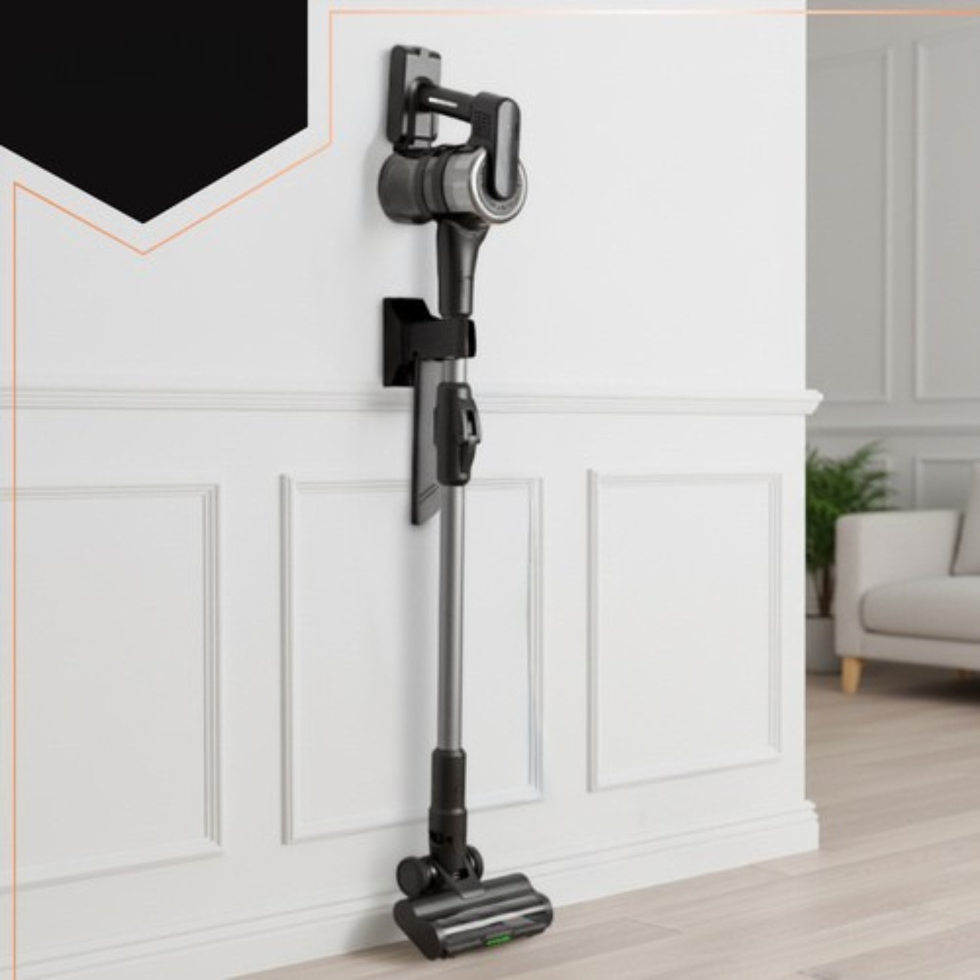 Aspirator Vertical Fara Fir VarioShop, 400W, Motor BLDC, Autonomie 52 min, Perie cu LED, Tub Pliabil, Filtru HEPA Lavabil