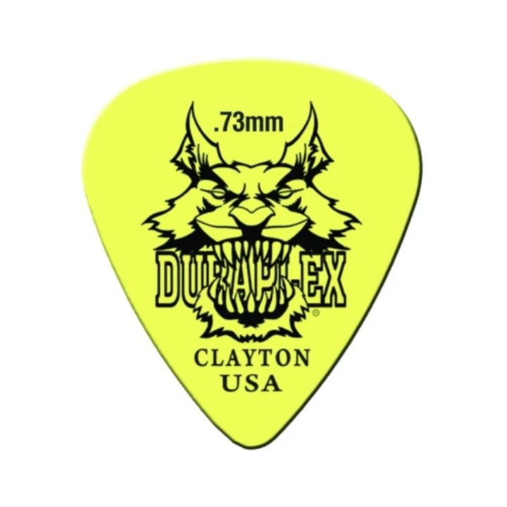 12 darab pengető készlet, CLAYTON, Duraplex DXS, 0.73mm, sárga