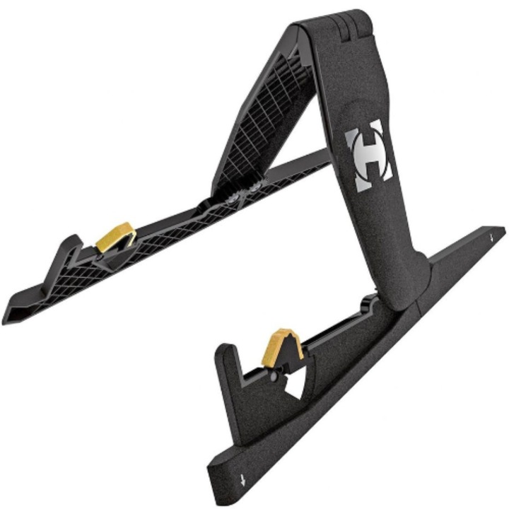 Stativ HERCULES GS 200 B pentru chitara, compact, pliabil, 240mm, 10kg, negru