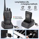 Комплект от 4 преносими радиостанции Baofeng BF-888S, UHF 400-470MHz, Уоки-токи, програмирани на 16 PMR канала, Обхват на вълните 1-10км, Включени аксесоари, Фенерче, YOUKUKE®, Черни