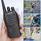 Комплект от 4 преносими радиостанции Baofeng BF-888S, UHF 400-470MHz, Уоки-токи, програмирани на 16 PMR канала, Обхват на вълните 1-10км, Включени аксесоари, Фенерче, YOUKUKE®, Черни