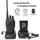Комплект от 4 преносими радиостанции Baofeng BF-888S, UHF 400-470MHz, Уоки-токи, програмирани на 16 PMR канала, Обхват на вълните 1-10км, Включени аксесоари, Фенерче, YOUKUKE®, Черни