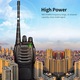 Комплект от 4 преносими радиостанции Baofeng BF-888S, UHF 400-470MHz, Уоки-токи, програмирани на 16 PMR канала, Обхват на вълните 1-10км, Включени аксесоари, Фенерче, YOUKUKE®, Черни