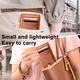 Мъжки портфейл, AFKSMILE, с RFID защита, 8 отделения за карти, кафяв, 11.4x8x0.9см